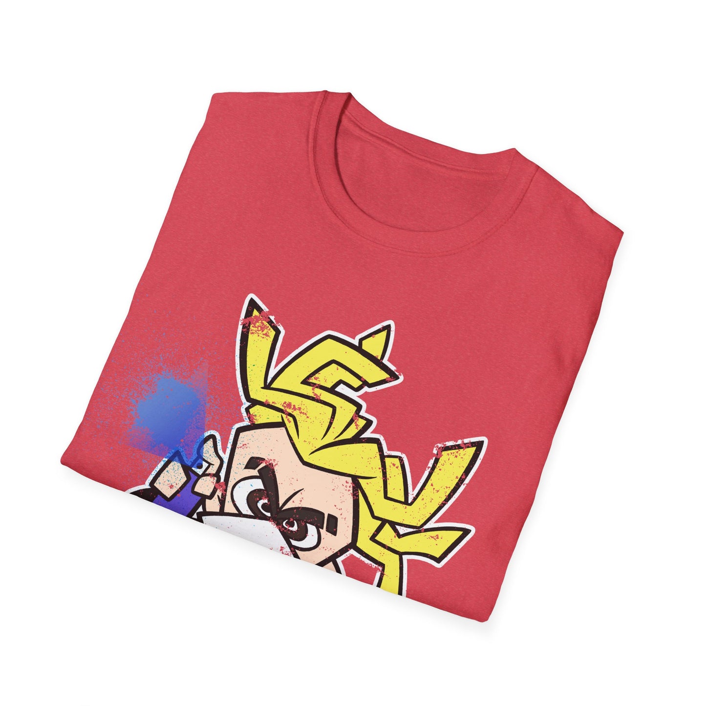 NeonNinja Softstyle T-Shirt - #NeonNinja FACADE chibi graffiti tagger