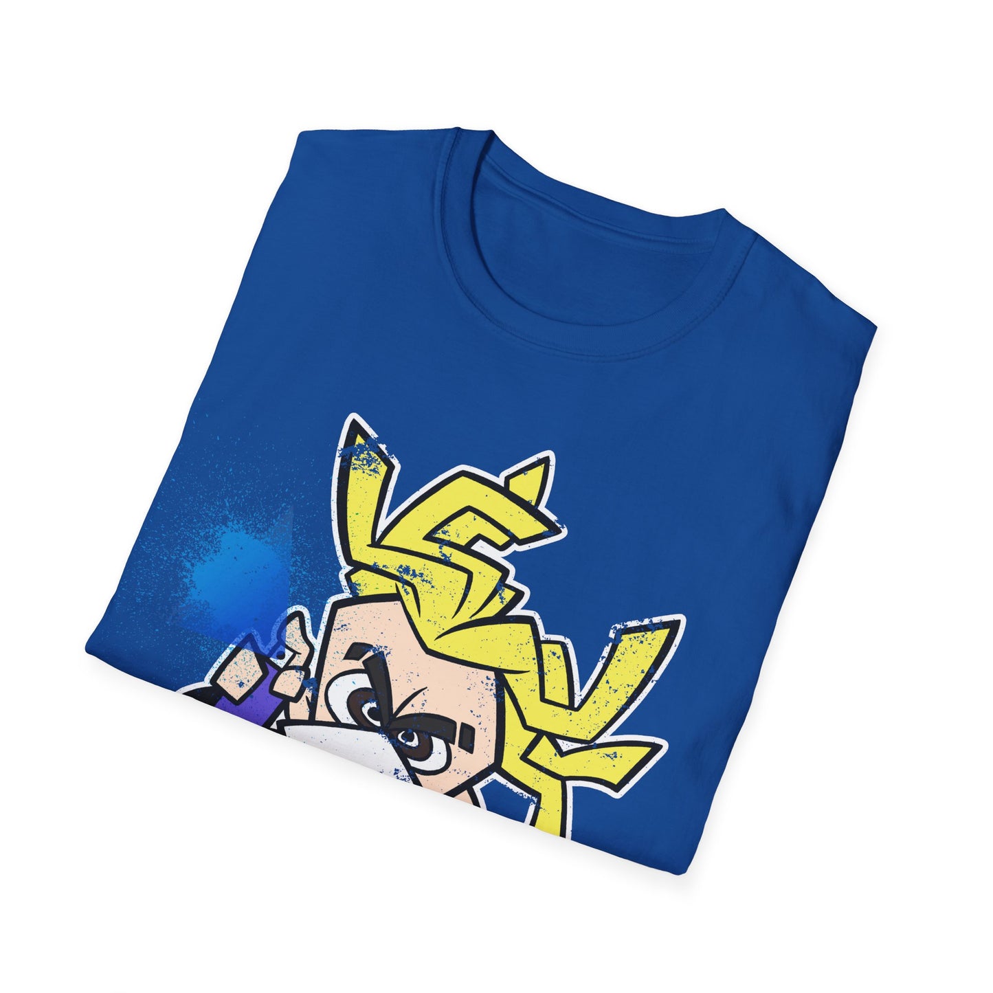 NeonNinja Softstyle T-Shirt - #NeonNinja FACADE chibi graffiti tagger