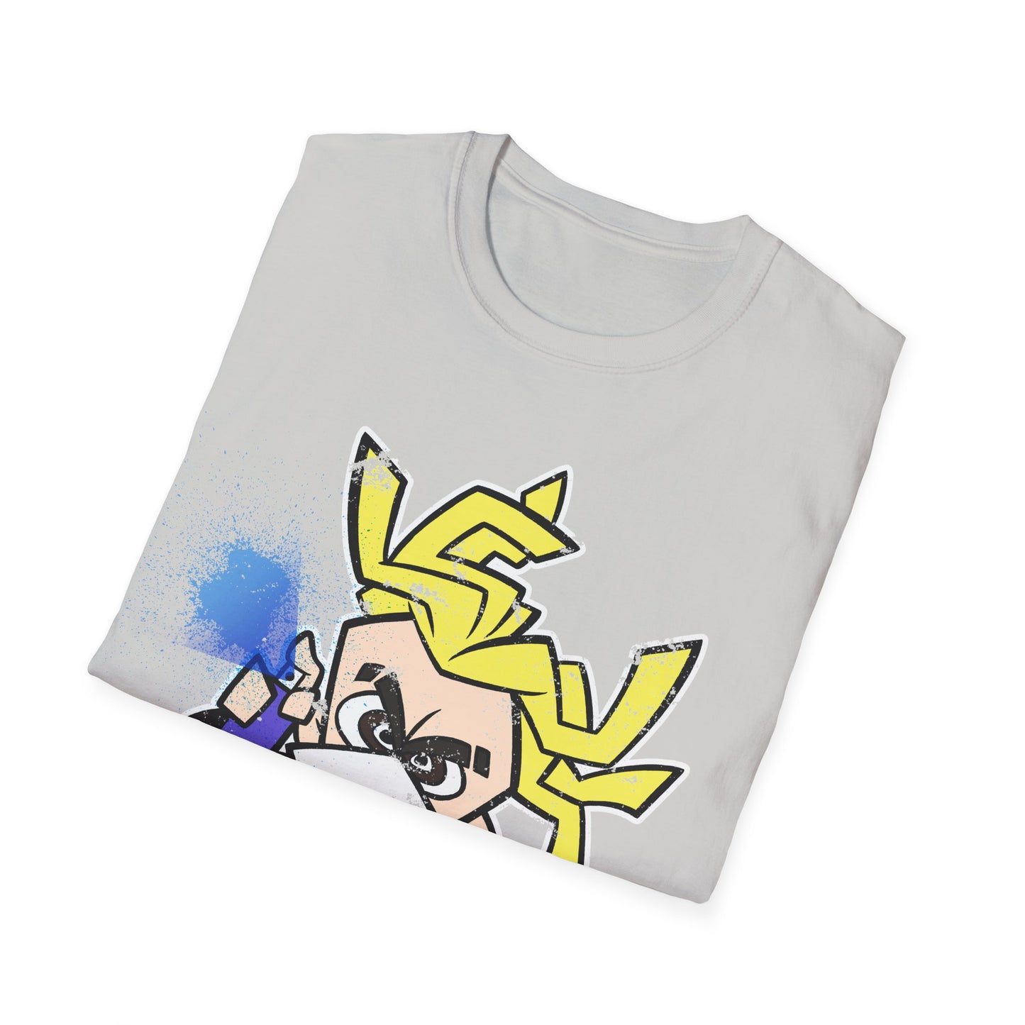 NeonNinja Softstyle T-Shirt - #NeonNinja FACADE chibi graffiti tagger