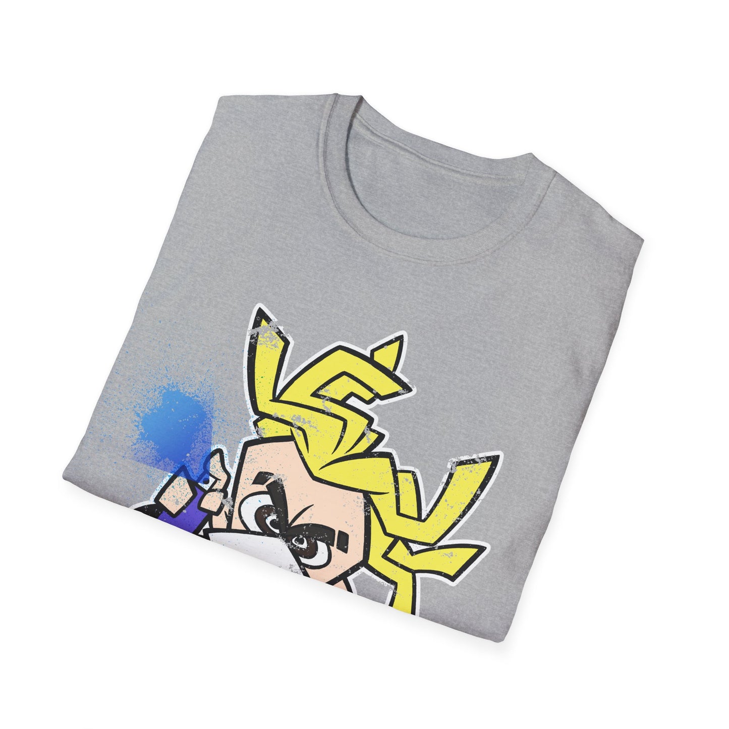 NeonNinja Softstyle T-Shirt - #NeonNinja FACADE chibi graffiti tagger