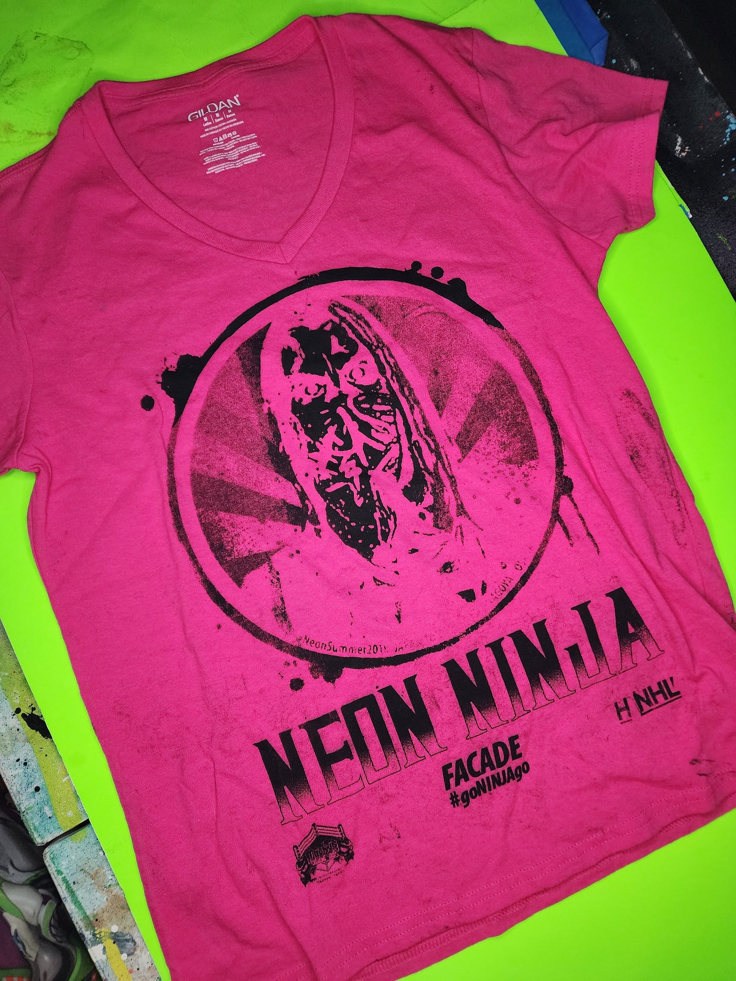 Women's Neon Ninja Handprint