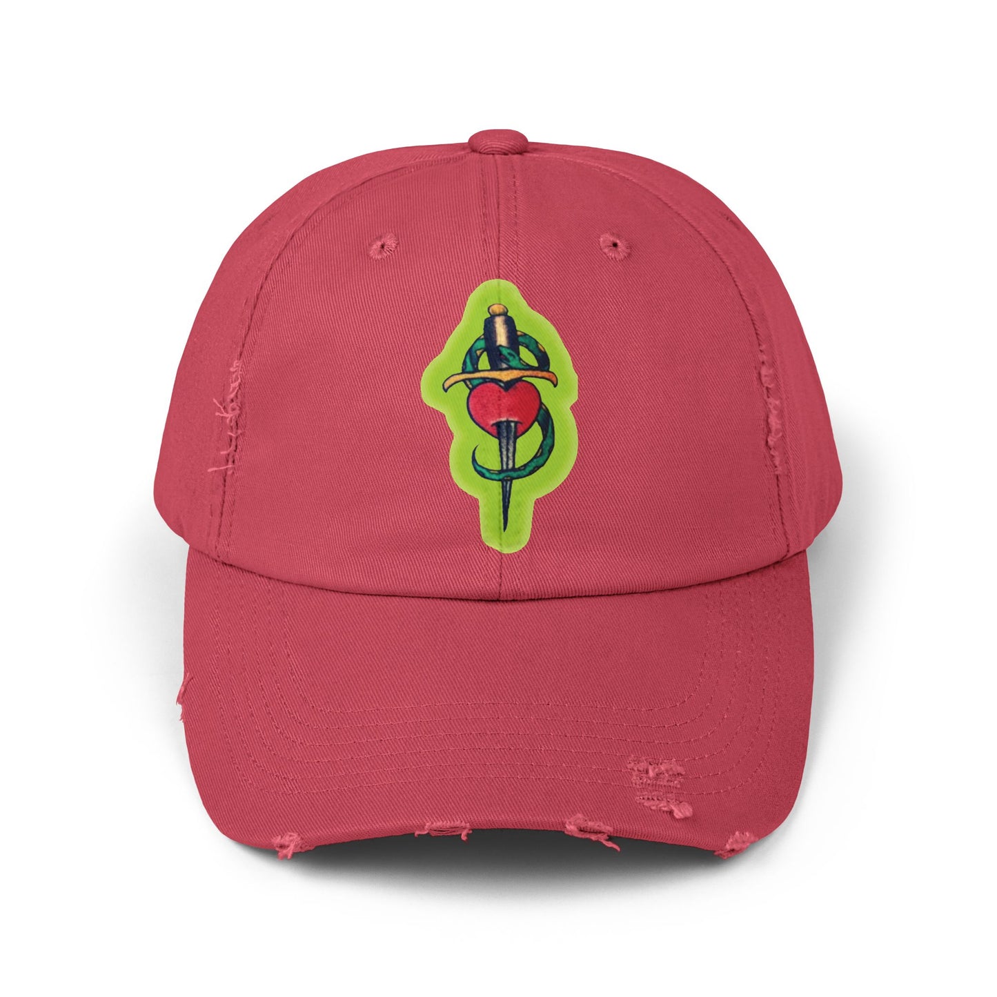 Distressed Cap - Valentine's Day Shawn Michaels Tattoo