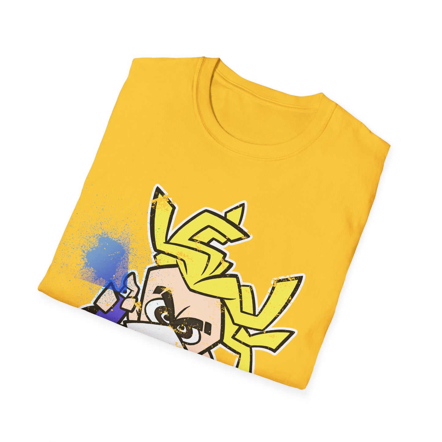 NeonNinja Softstyle T-Shirt - #NeonNinja FACADE chibi graffiti tagger