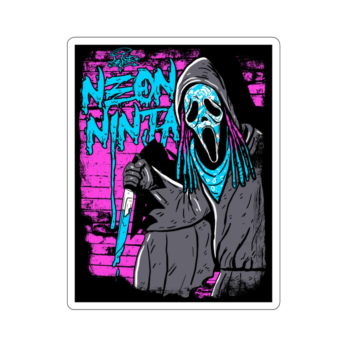 Sticker - SCREAM FACADE Slasher Graffiti
