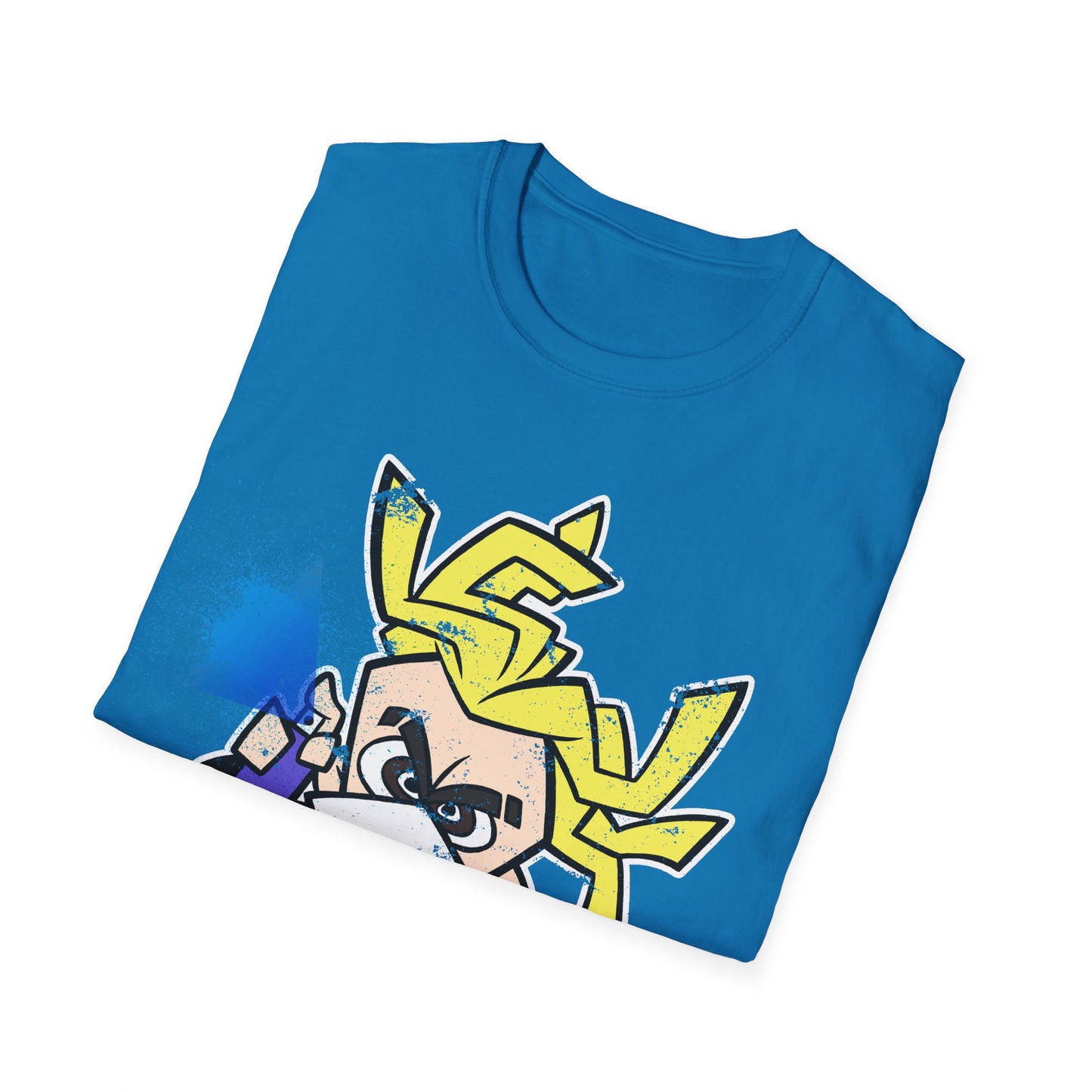 NeonNinja Softstyle T-Shirt - #NeonNinja FACADE chibi graffiti tagger