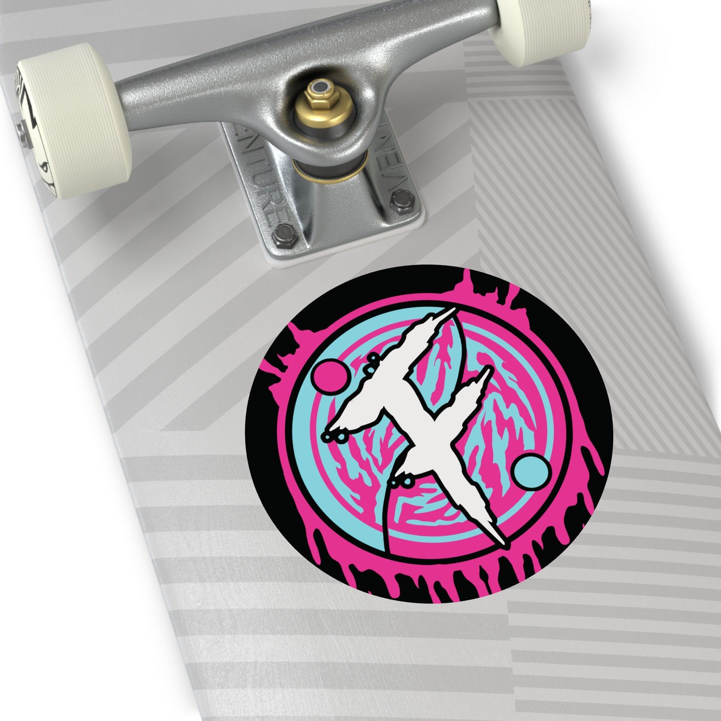 Vinyl Stickers FACADE Nin-Yang Splat Logo