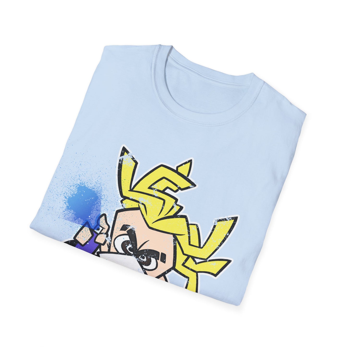 NeonNinja Softstyle T-Shirt - #NeonNinja FACADE chibi graffiti tagger