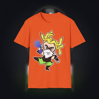 NeonNinja Softstyle T-Shirt - #NeonNinja FACADE chibi graffiti tagger