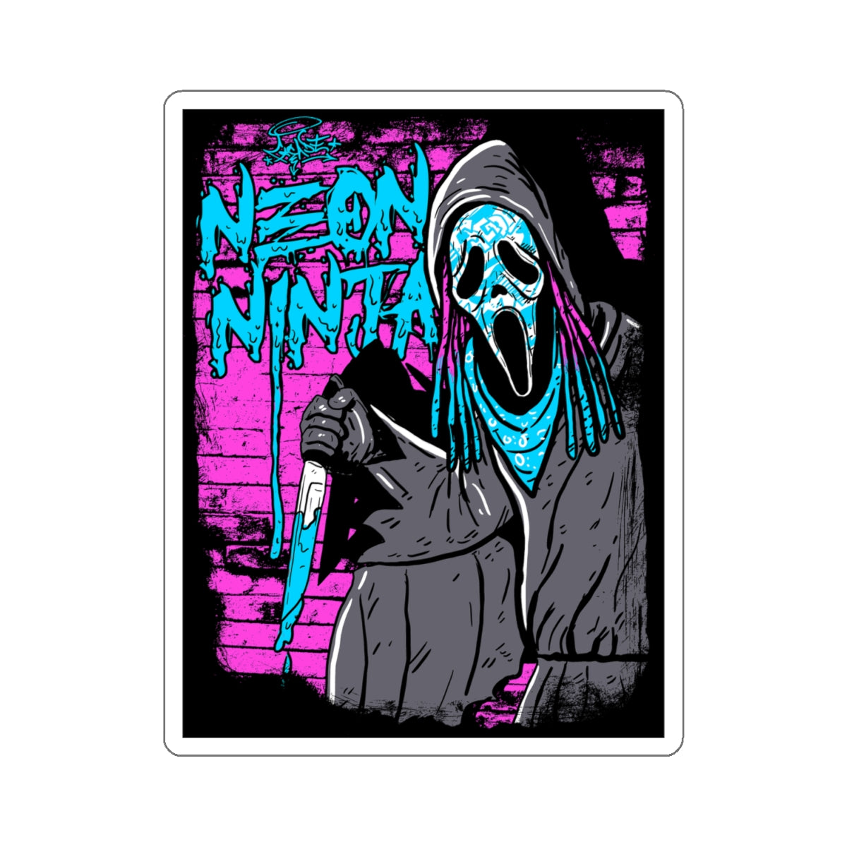 Sticker - SCREAM FACADE Slasher Graffiti