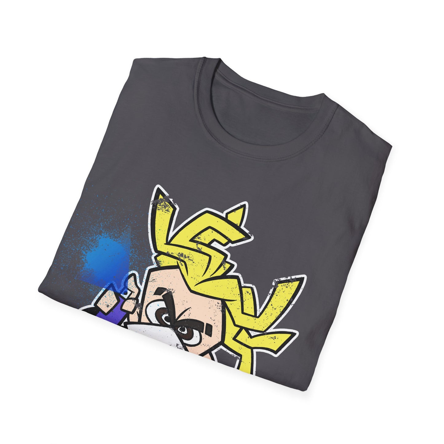 NeonNinja Softstyle T-Shirt - #NeonNinja FACADE chibi graffiti tagger