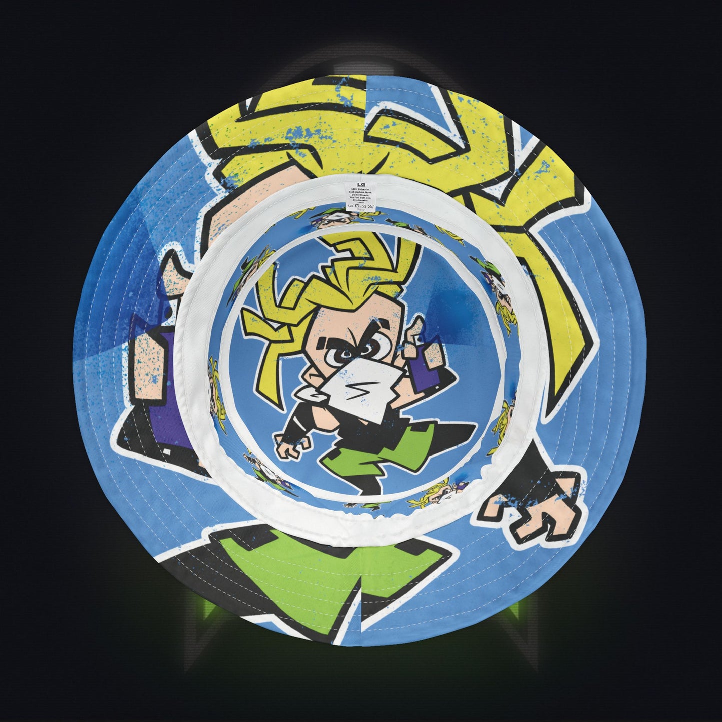 #NeonNinja Chibi Tagger Bucket Hat