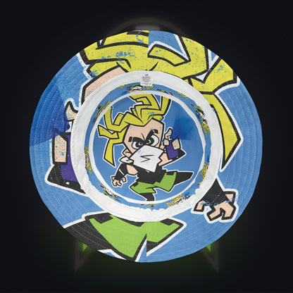 #NeonNinja Chibi Tagger Bucket Hat
