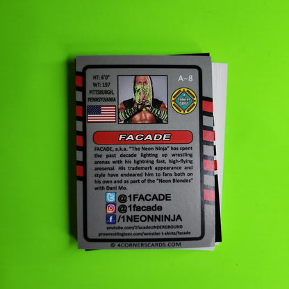 FACADE collectible trading card
