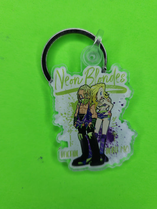 Mega Neon Blondes keychain