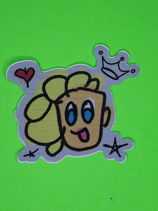 Dani Mo Princess scribble sticker