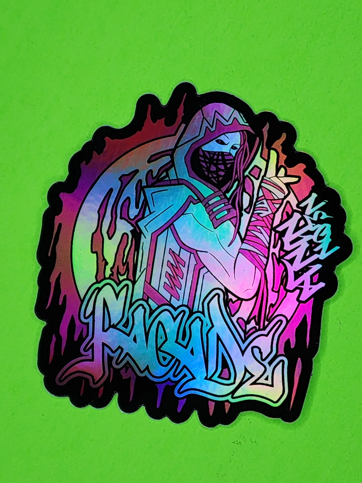 MK FACADE #FsUP Holo sticker