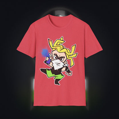 NeonNinja Softstyle T-Shirt - #NeonNinja FACADE chibi graffiti tagger