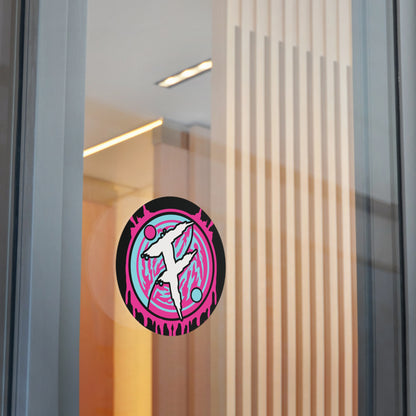 Vinyl Stickers FACADE Nin-Yang Splat Logo