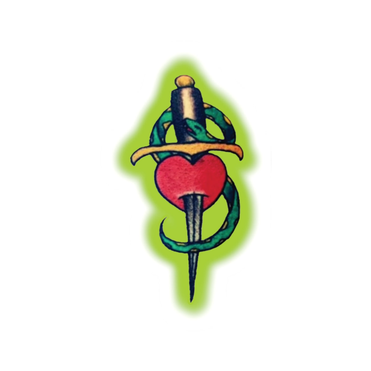 Kiss-Cut Stickers - Valentine's Day Shawn Michaels Tattoo Sticker