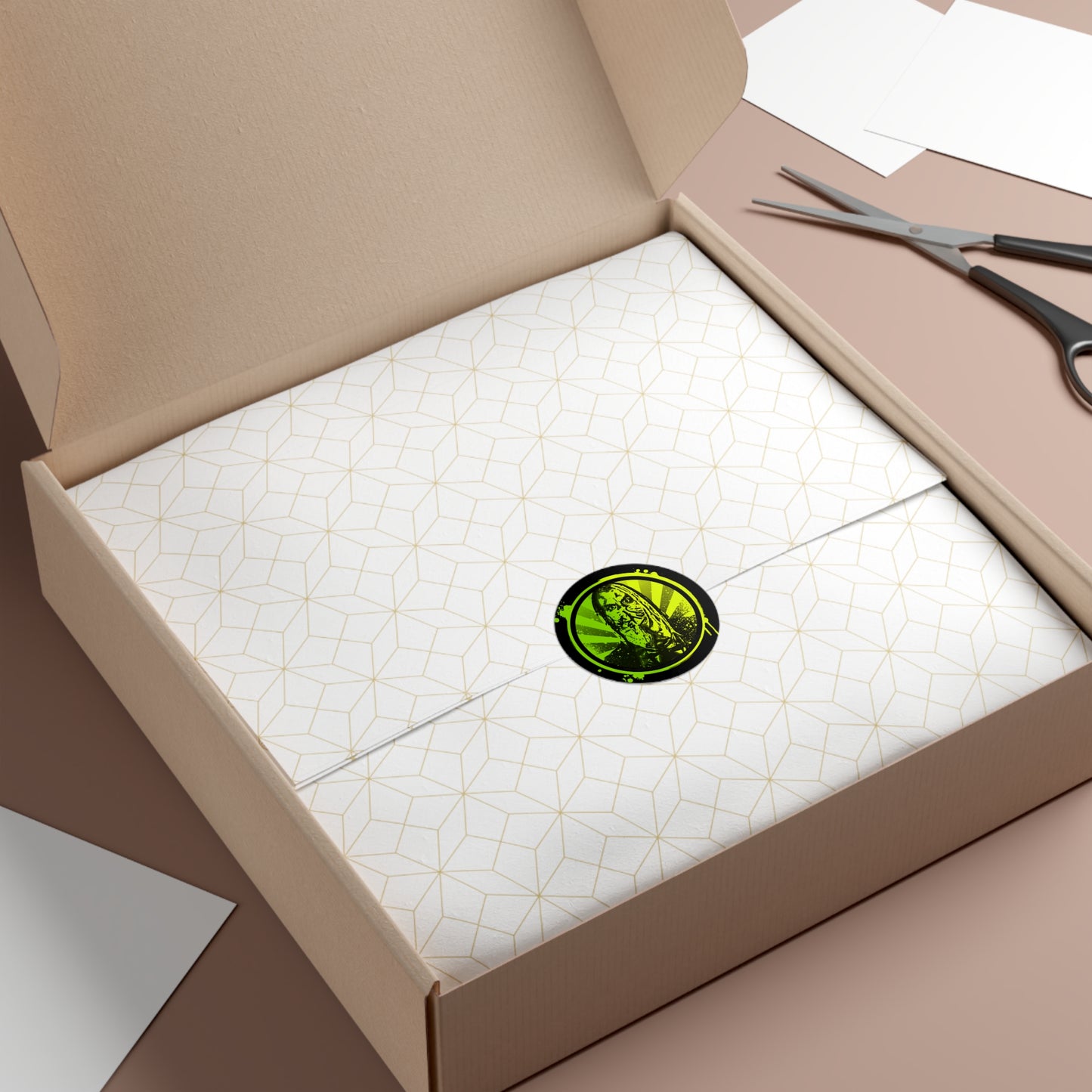 Vinyl Stickers - #NeonNinja FACADE overspray stencil tag