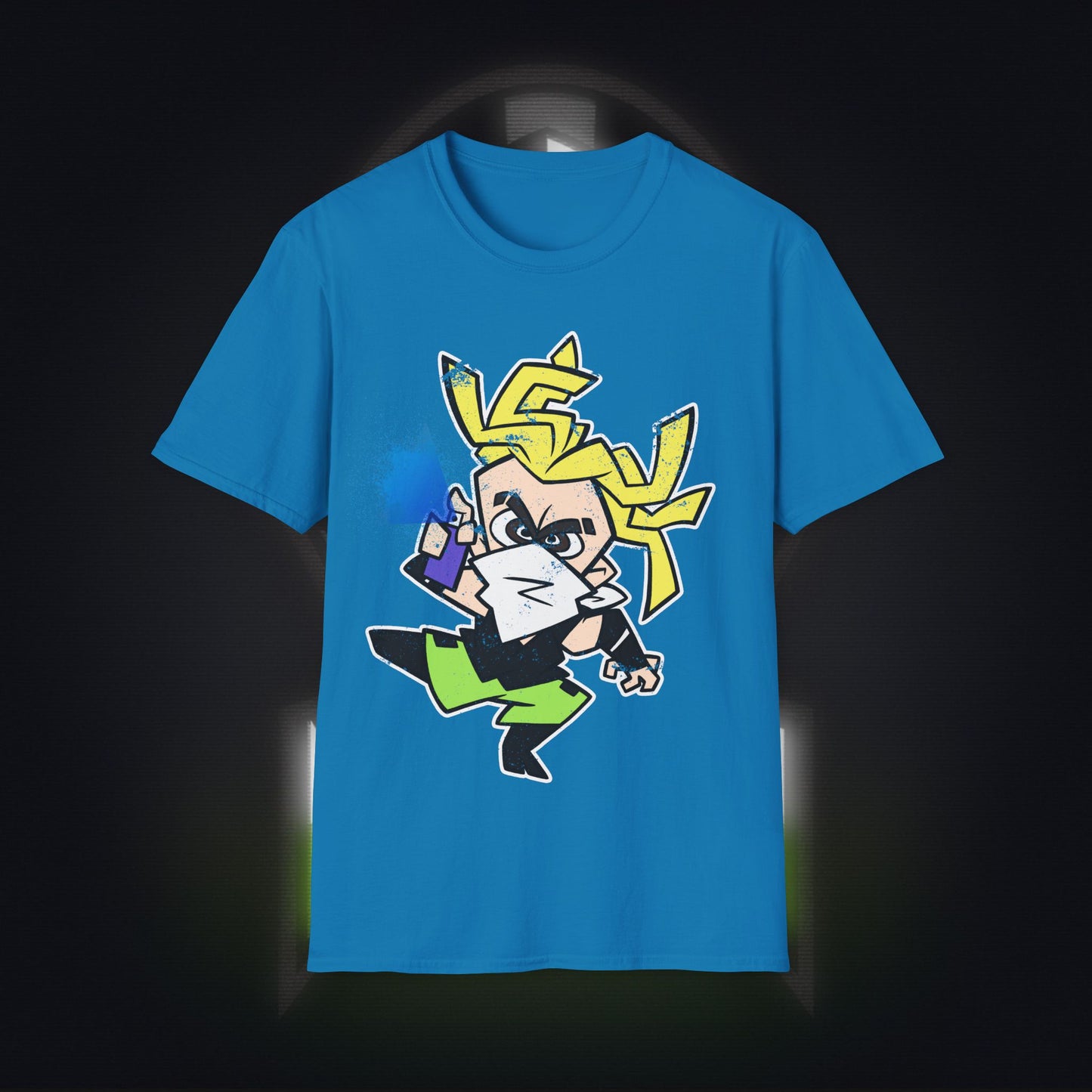 NeonNinja Softstyle T-Shirt - #NeonNinja FACADE chibi graffiti tagger