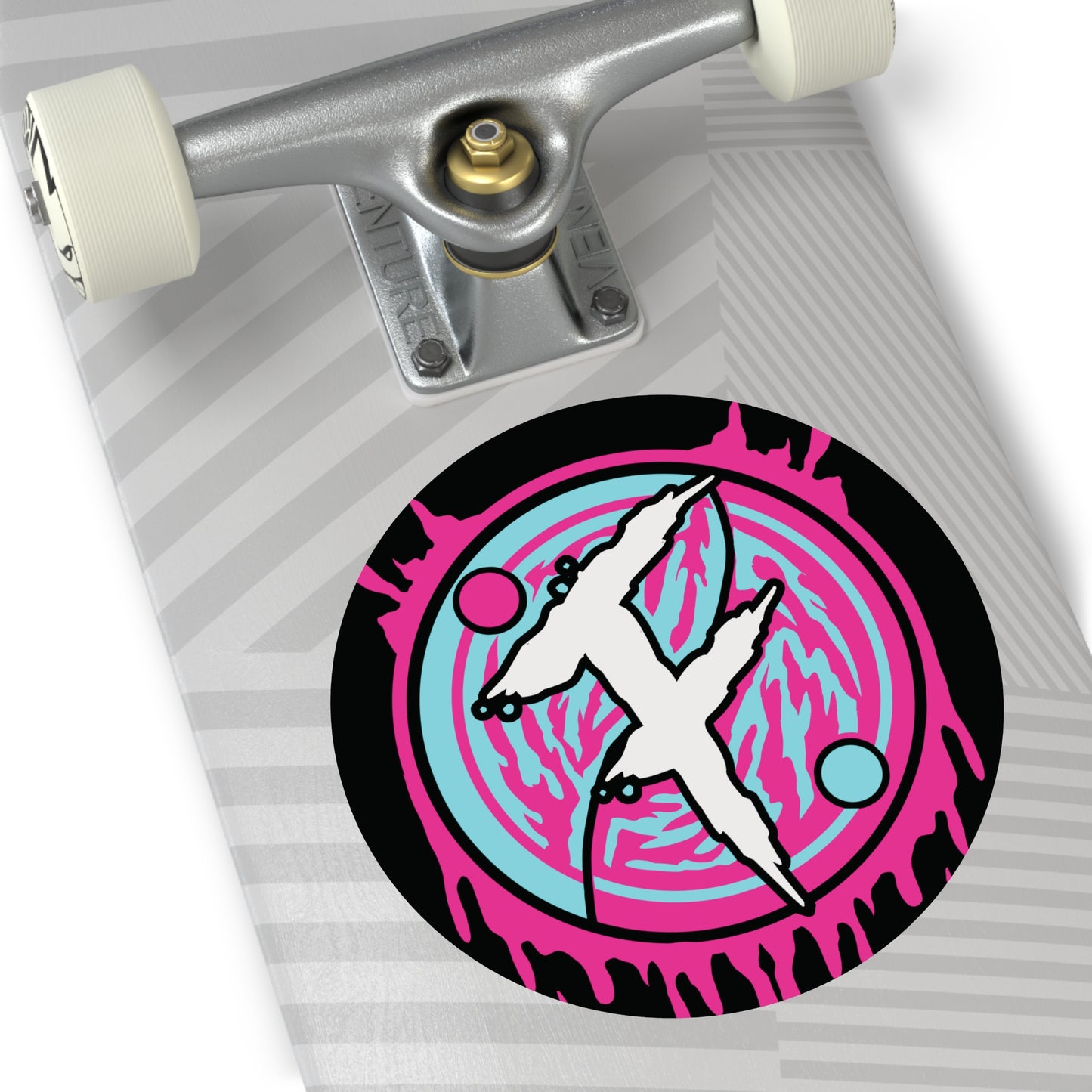 Vinyl Stickers FACADE Nin-Yang Splat Logo