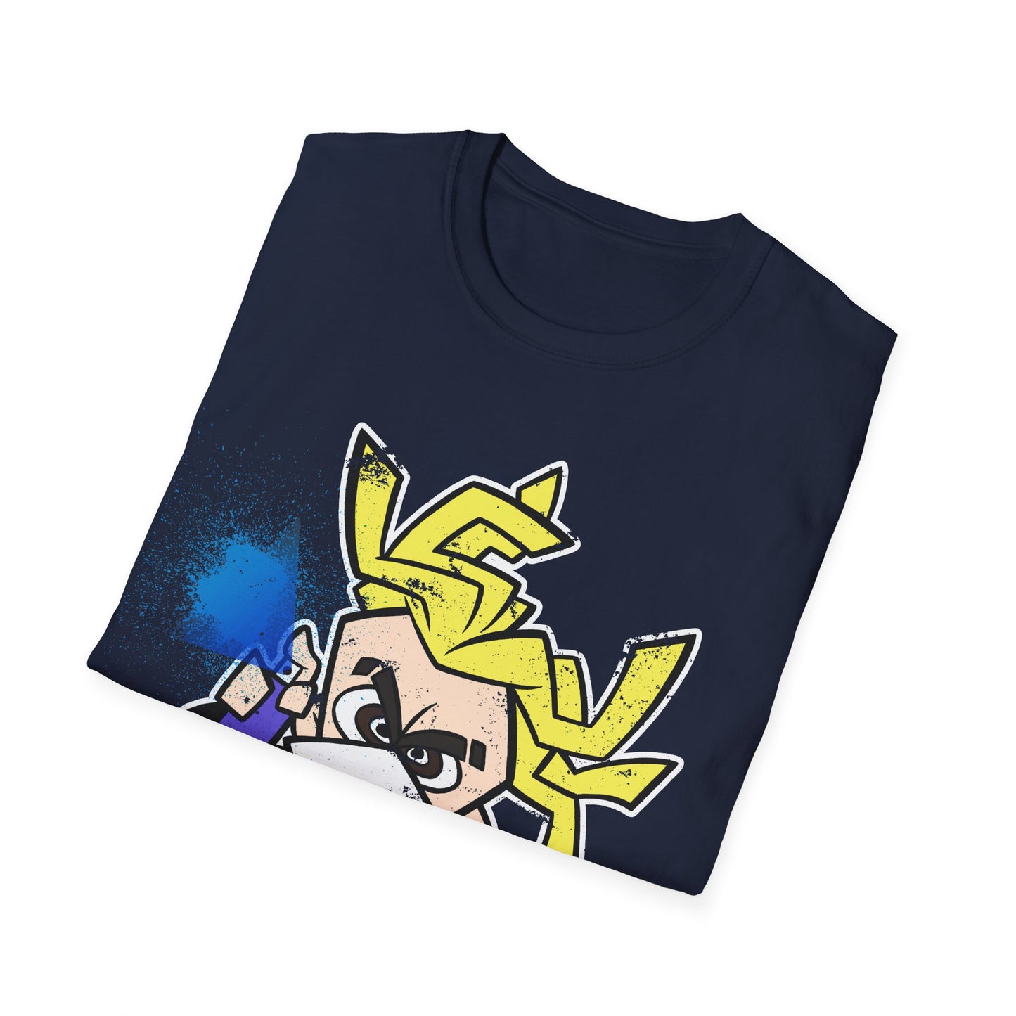 NeonNinja Softstyle T-Shirt - #NeonNinja FACADE chibi graffiti tagger