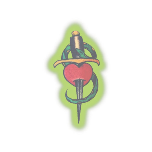 Kiss-Cut Stickers - Valentine's Day Shawn Michaels Tattoo Sticker