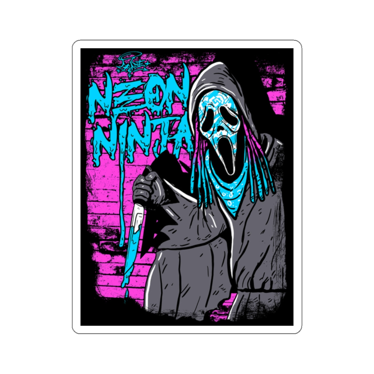 Sticker - SCREAM FACADE Slasher Graffiti