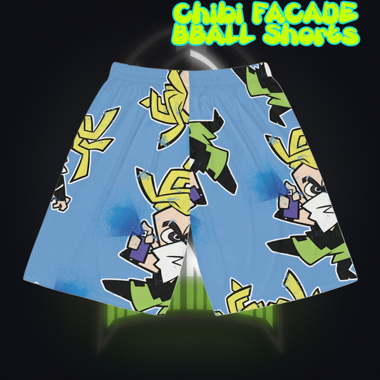 #NeonNinja FACADE Chibi Tagger Basketball Shorts